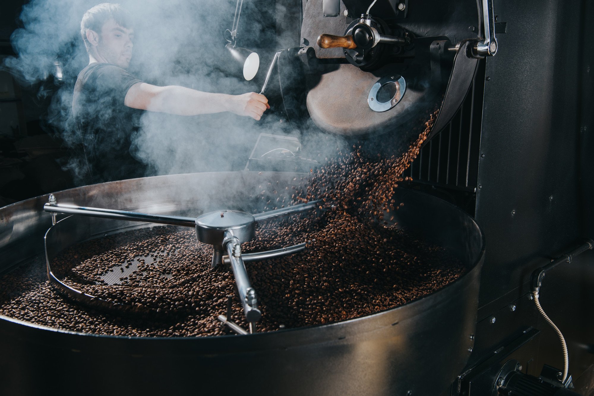 روست کردن قهوه برای عمده فروشی